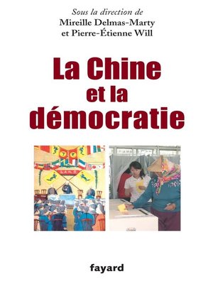 cover image of La Chine et la démocratie